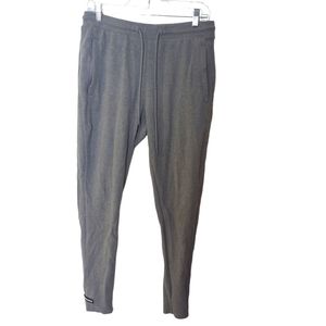 Alphalete Mens Grey Identity Athletic Joggers Size Large